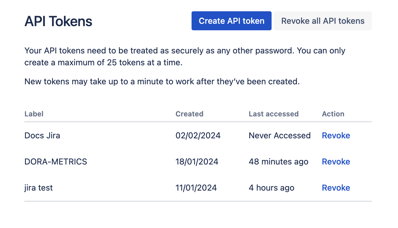 API Token