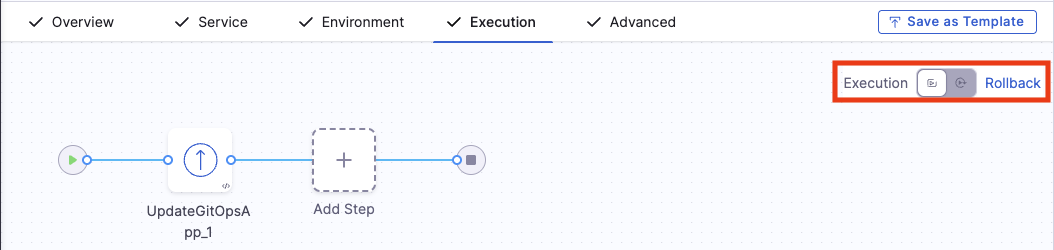 Toggle rollback